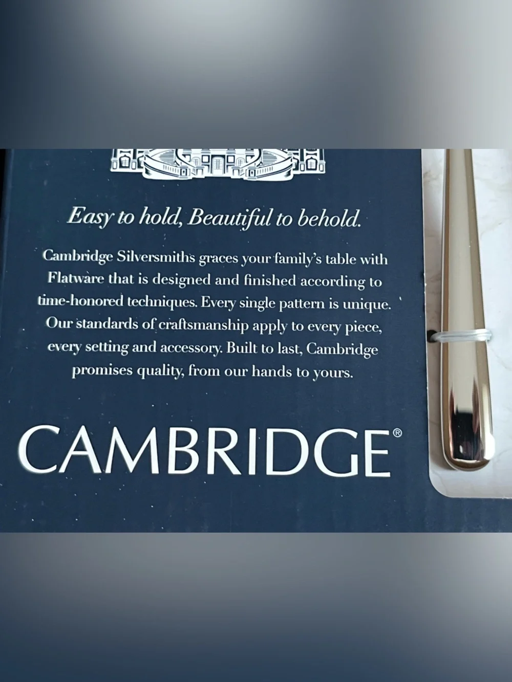 CAMBRIDGE Lorenn 20-Piece Flatware Set Stainless Steel Mirror Finish 5Pc. Set